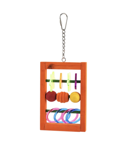 Adventure Bound Acrylic Hanger Parrot Toy